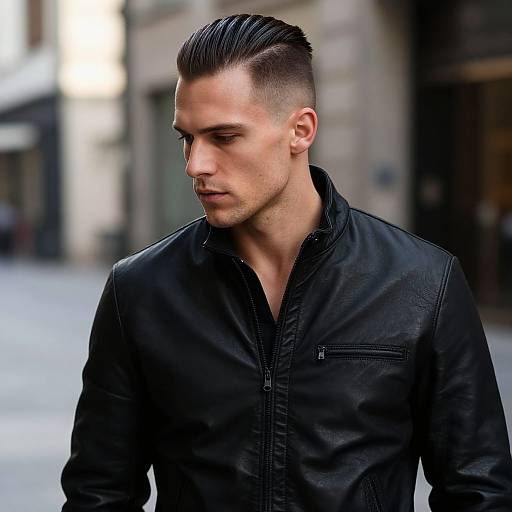 Fit European Man with Comb Over