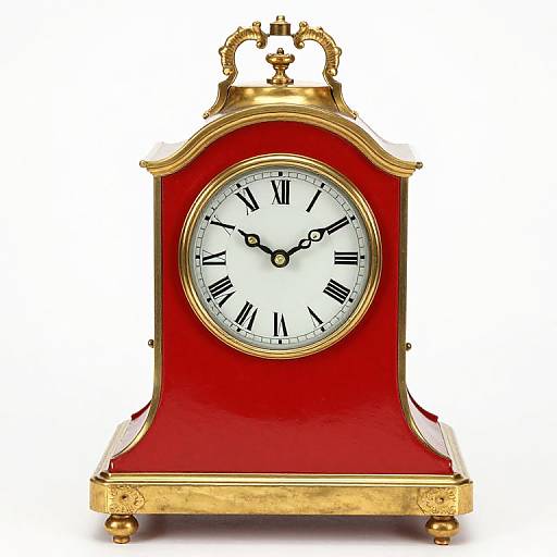French Ormolu Gilt Mantel Clock