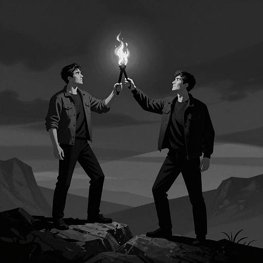 Illuminating Bond: Dark Illustration