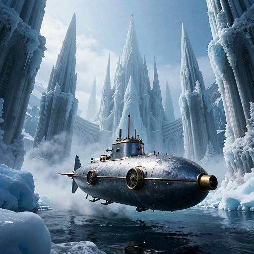 Clockwork Leviathan in Ice Cathedral