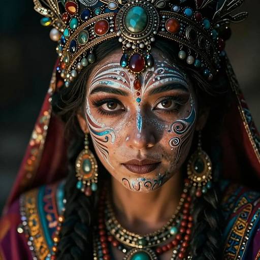 Ancient Fortune Teller Portrait
