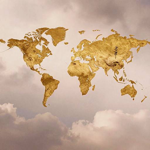 Dreamy Cloudworld Botanical Illustration