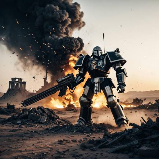 Imperial Knight Battle in Shattered Desert