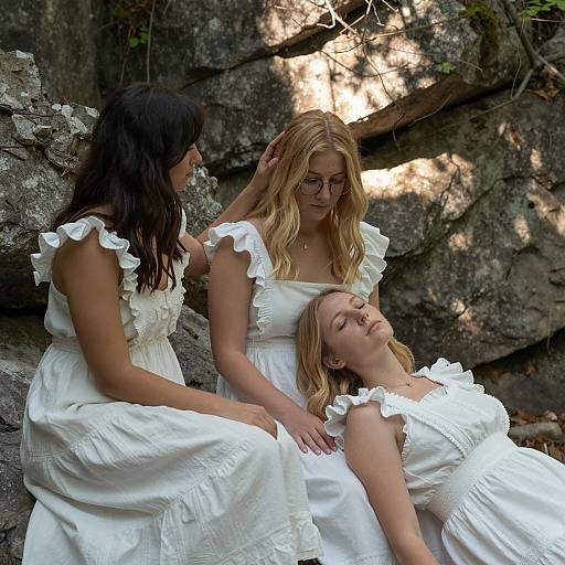 Enchanted Forest Portrait of Three Women