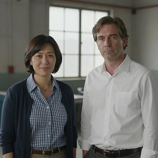 Industrial Setting with Two People