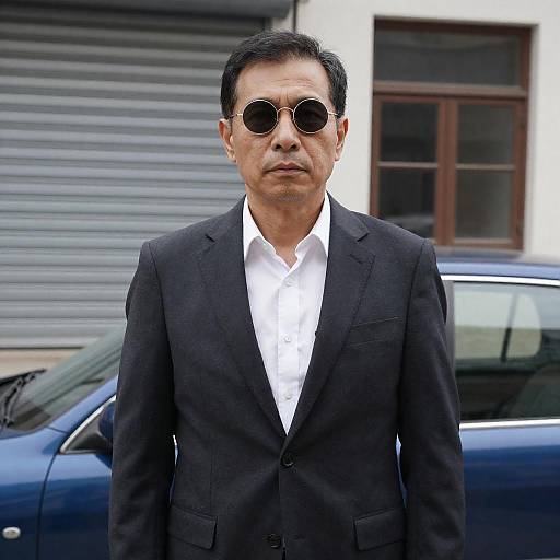 Serious Man in Urban Setting