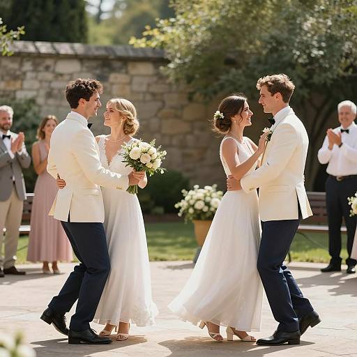 Outdoor Wedding Dance Celebration