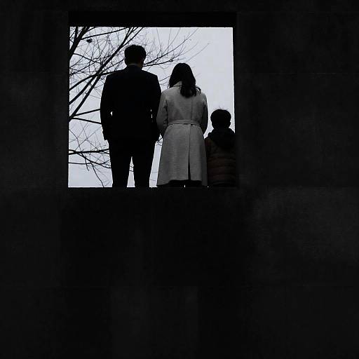 Mysterious Gathering at a Dark Opening