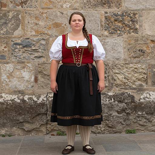 Plus Size Bavarian Costume Photography
