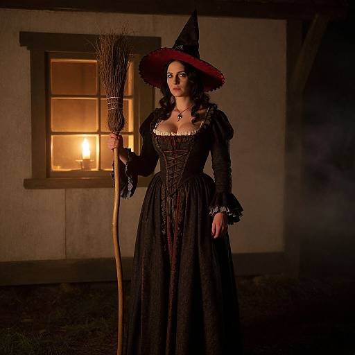 Historical Salem Witch at Candlelit Cottage