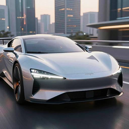 Futuristic Sleek AI Car Design