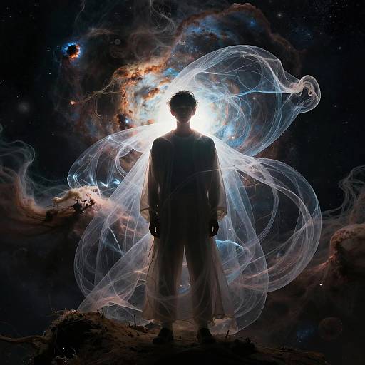 Stellar Architect Amid Nebulae