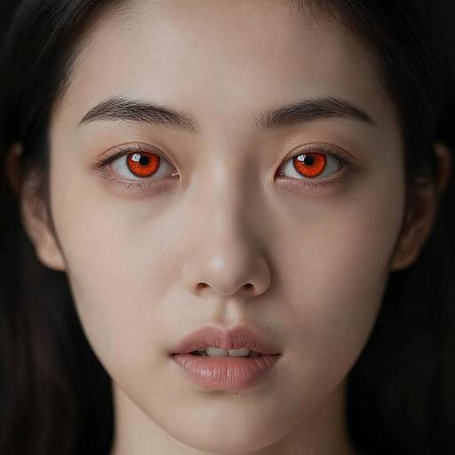 Striking Portrait of a Focused Woman