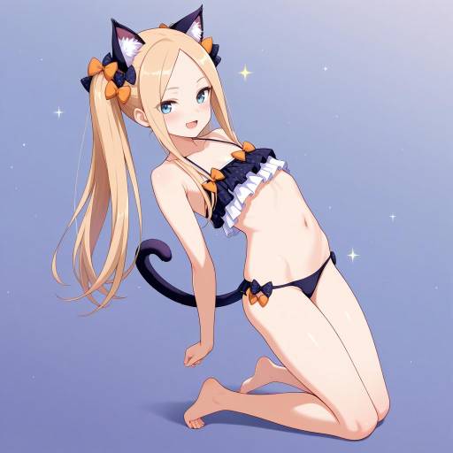 Enchanted Anime Girl in Galactic Sky