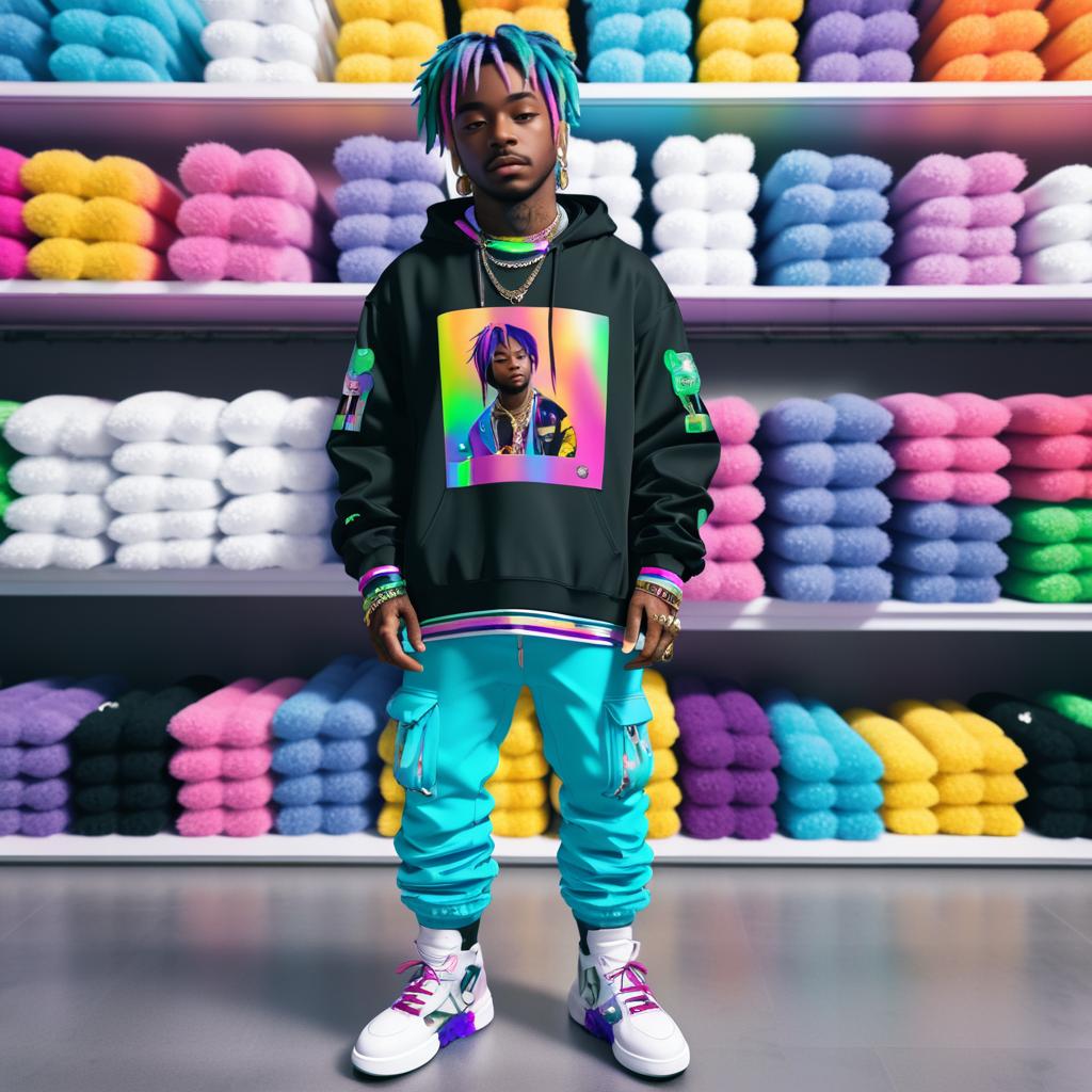 Lil Uzi Vert in Orichi Streetwear Collection