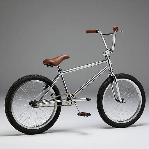 BMX Lowrider with Chrome and Leather