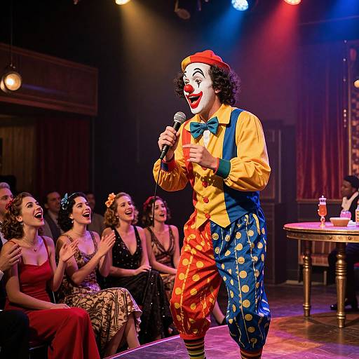 1920s Cabaret Comedy Clown Scene