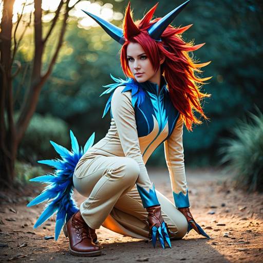 Keldeo Cosplay with Dramatic Flair