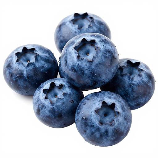High-Quality Blueberries PNG Image