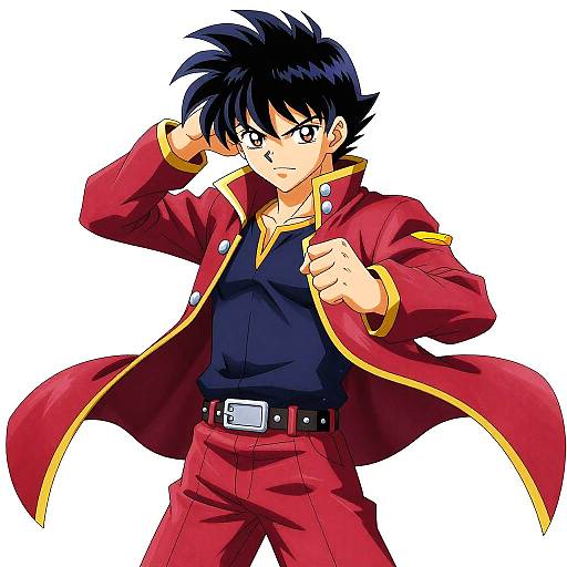 Dynamic MHA-Inspired Anime Hero Design