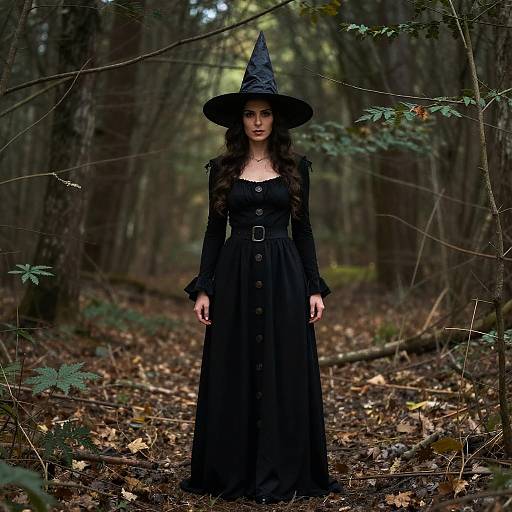 Classic Woodland Witch in Enchanted Forest
