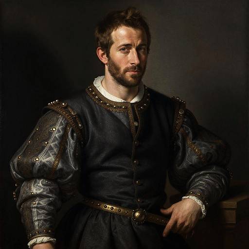 Ryan Reynolds in Renaissance Style