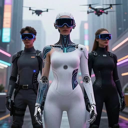 Futuristic Cybernetic Costume Concepts