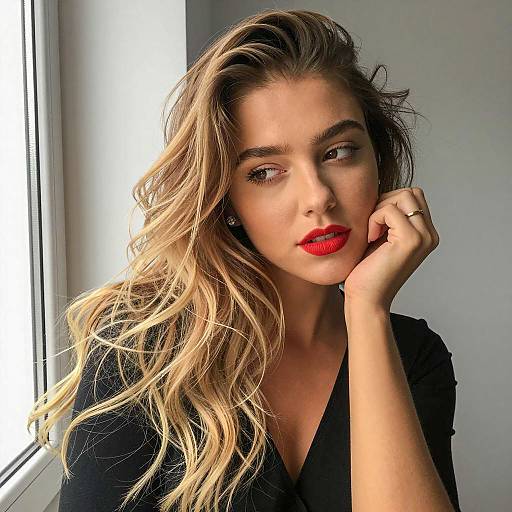 Portrait of a Relaxed Young Woman