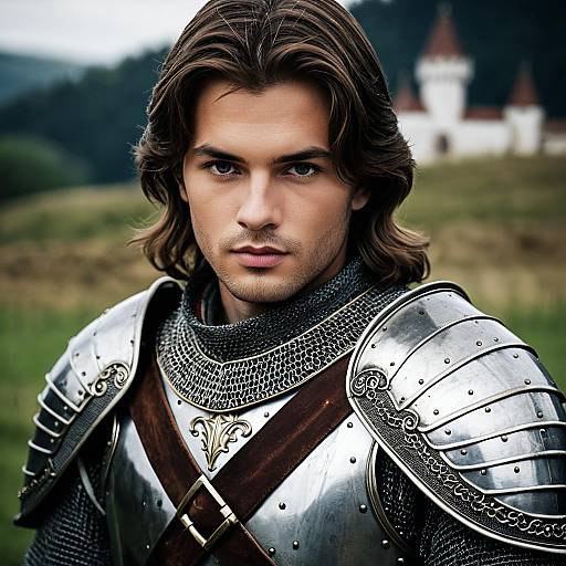 Realistic Medieval Lord Costume Portrait