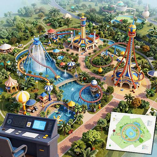 Innovative Theme Park Layout Design