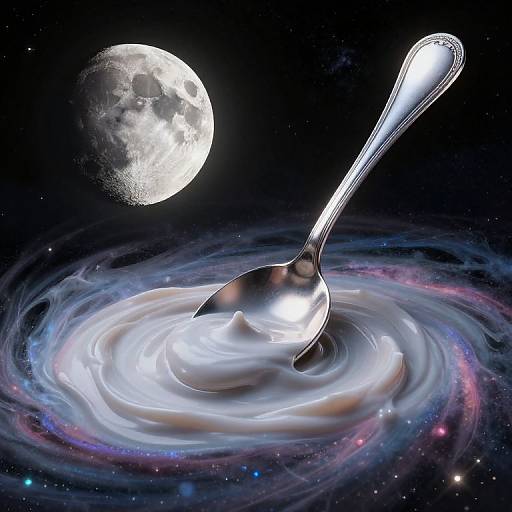 Giant Spoon Stirring Cosmic Broth
