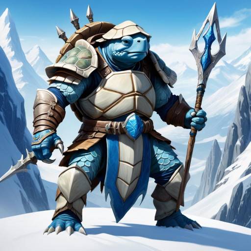 Elderly Tortle Sage on Snowy Peaks Elderly Tortle Sage on Snowy Peaks