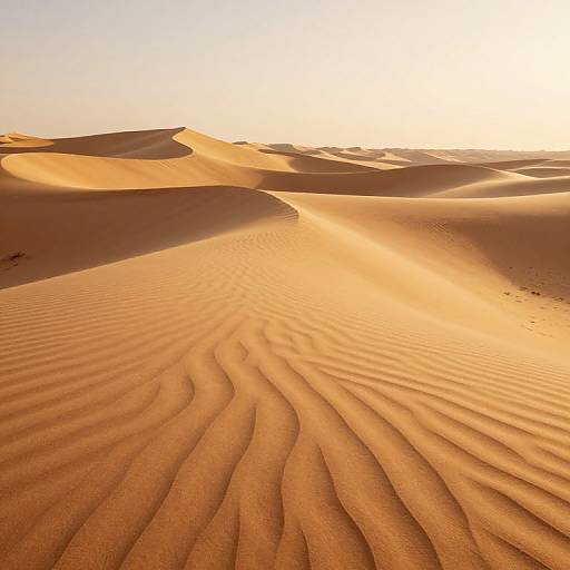 Golden-Hour 3D Desert Landscape