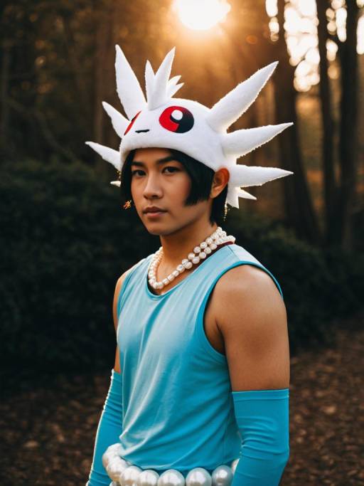 Realistic Man Cosplaying as Pearl