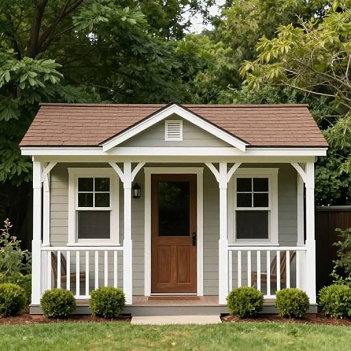 Cozy Storage Shed with Porch