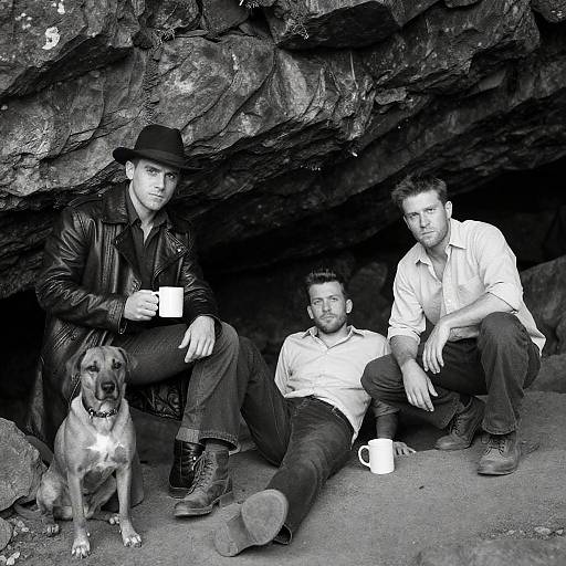 Three Men in a Cave: A Dramatic Scene