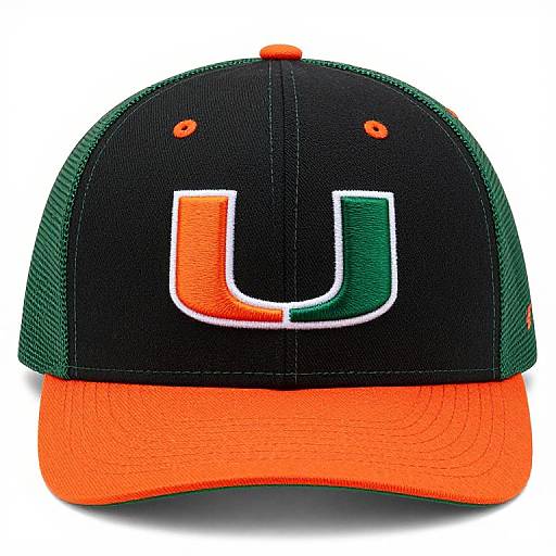 Tri-Color Miami Hurricanes Baseball Cap