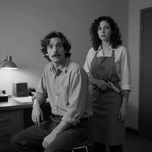 Surprising Encounter in a Dim Room