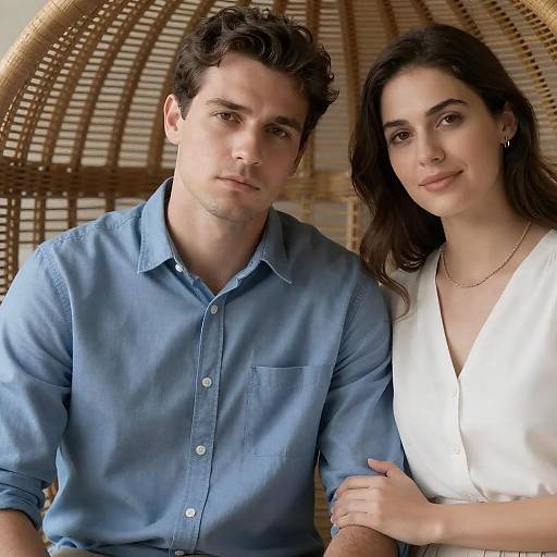 Intimate Portrait of a Couple Together