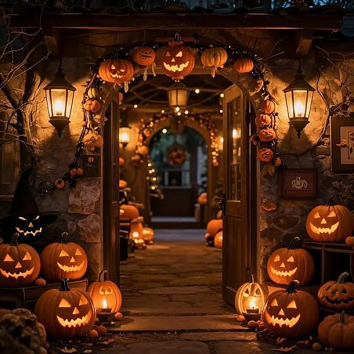 Enchanting Festive Halloween Gateway