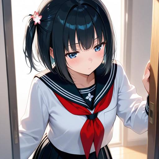 Illustration of Amemori sayo, nijisanji in the style of Hyanna-natsu