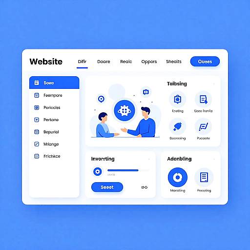 AI Website Builder Dashboard Design