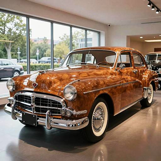 Photorealistic Packard Car in Museum
