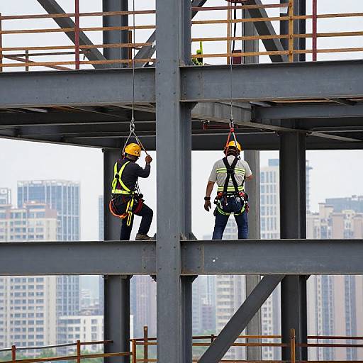 High-Rise Construction Workers Detail