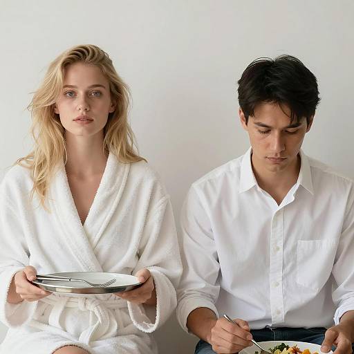 Couple Sharing a Quiet Moment Together