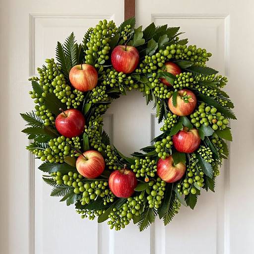 Rustic Williamsburg Apple Fall Wreath