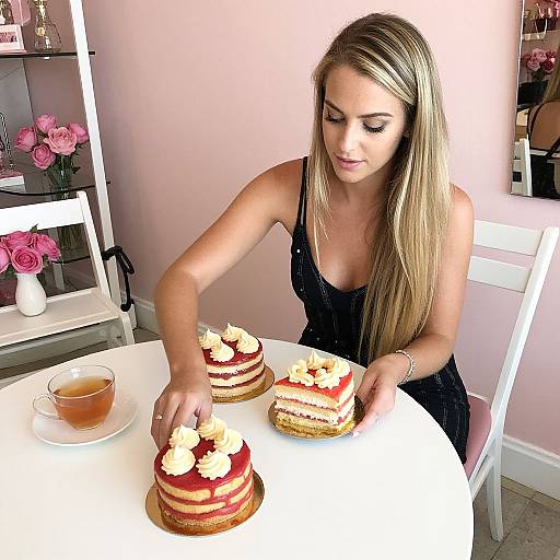 Elegant Blonde at Sweet Boutique Cafe