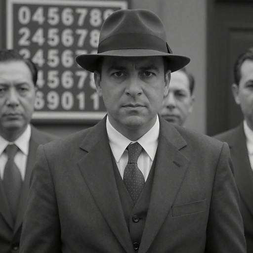 Mysterious Men in a Vintage Setting