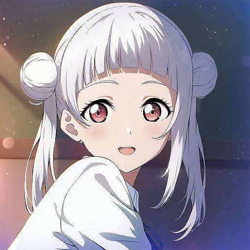 Illustration of Arashi chisato, love live! in the style of Blue-senpai