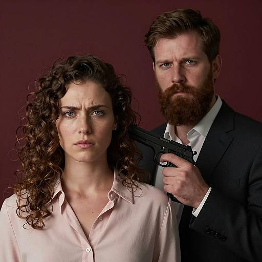 Tense Confrontation in Dark Setting